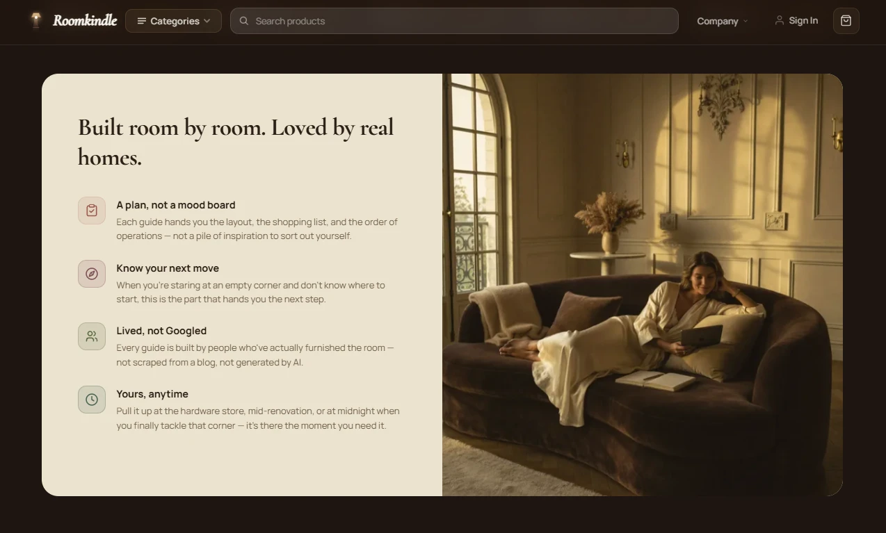 Trust pillars — why home stylists download the pack